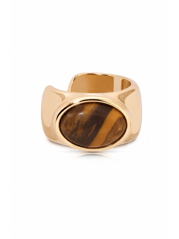 Tiger's Eye Solstice Ear Cuff