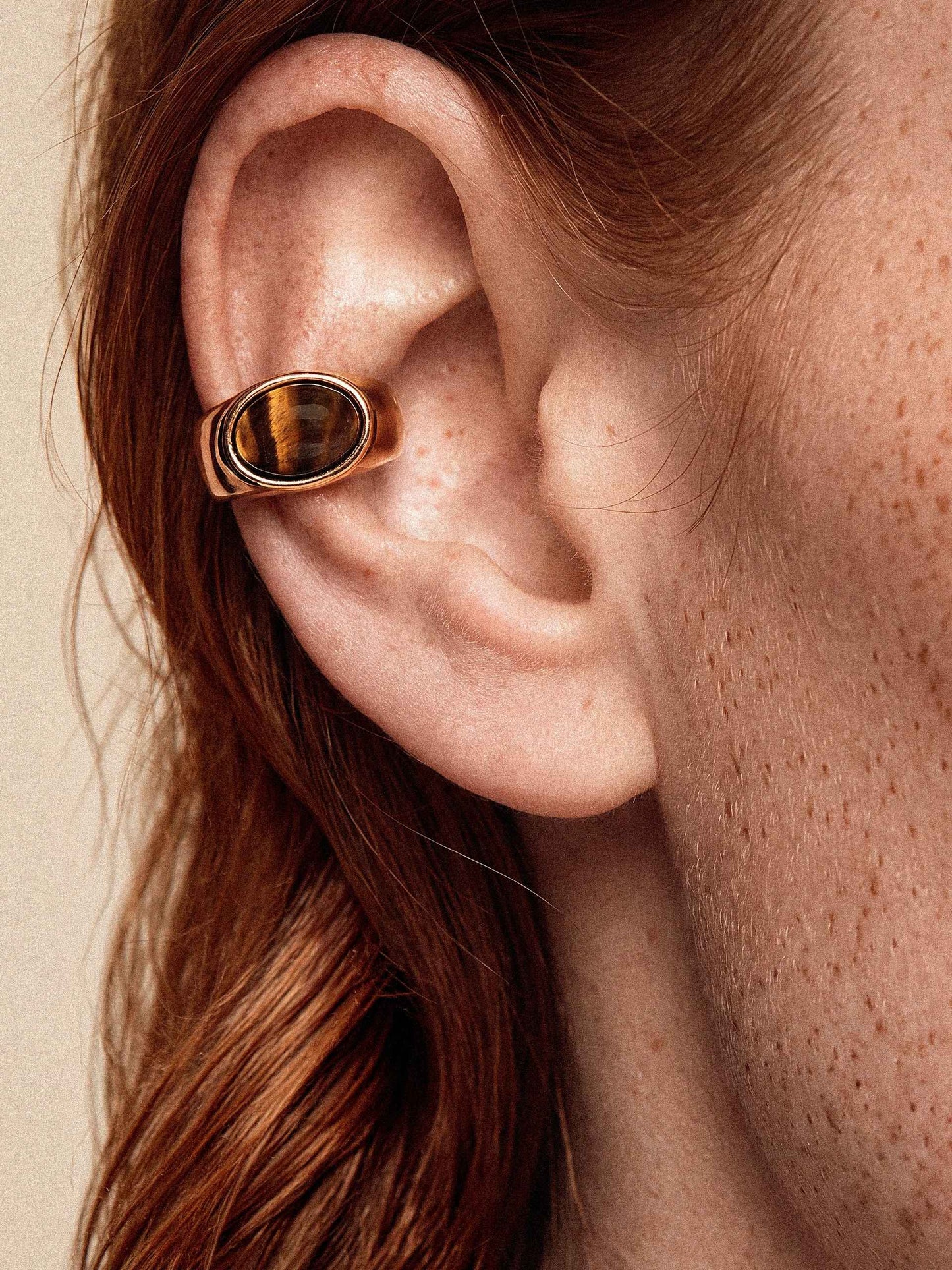 Tiger's Eye Solstice Ear Cuff