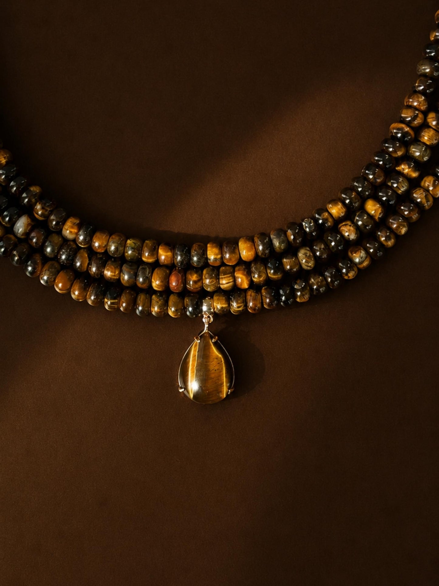 Marina Layers Tiger's Eye Necklace