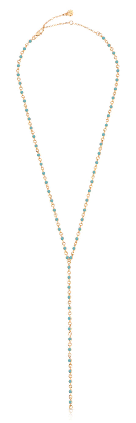Dainty Crystal Lariat