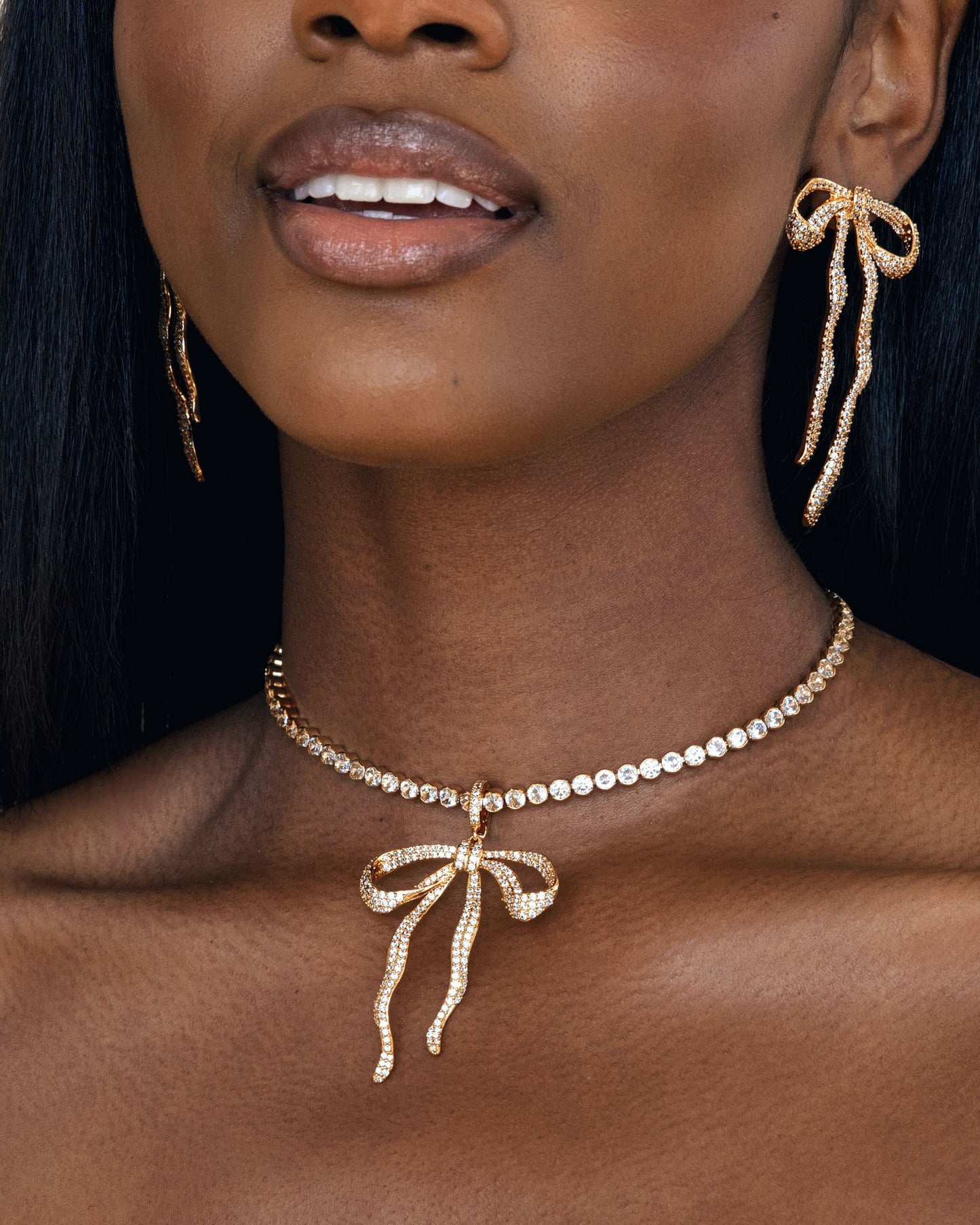 Pavé Bow  Set