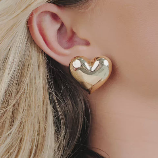 Heart Stud Earrings video