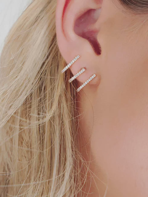 Sparkle Triple Illusion Ear Wrap video