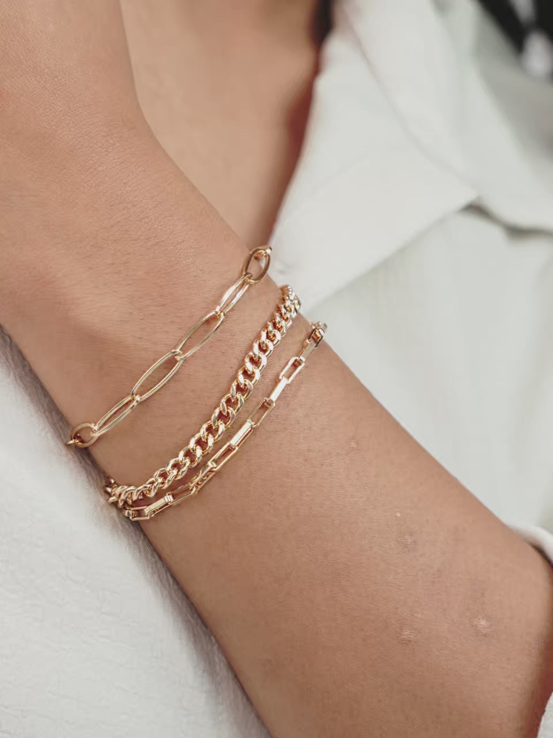 The Power of Three Bracelet Set Ettika