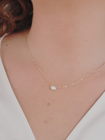 Keepsake Kyocera Opal Necklace