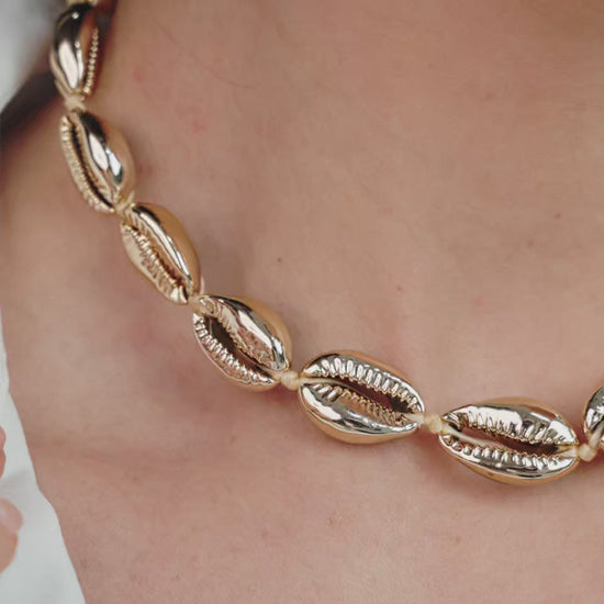 Cowrie Shell Necklace video