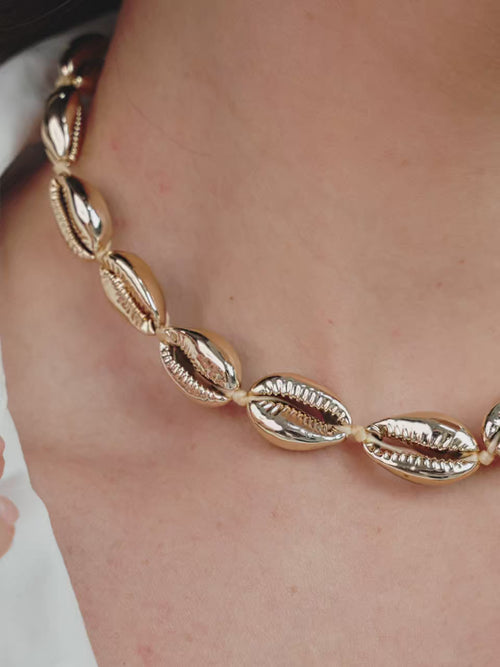 Cowrie Shell Necklace video