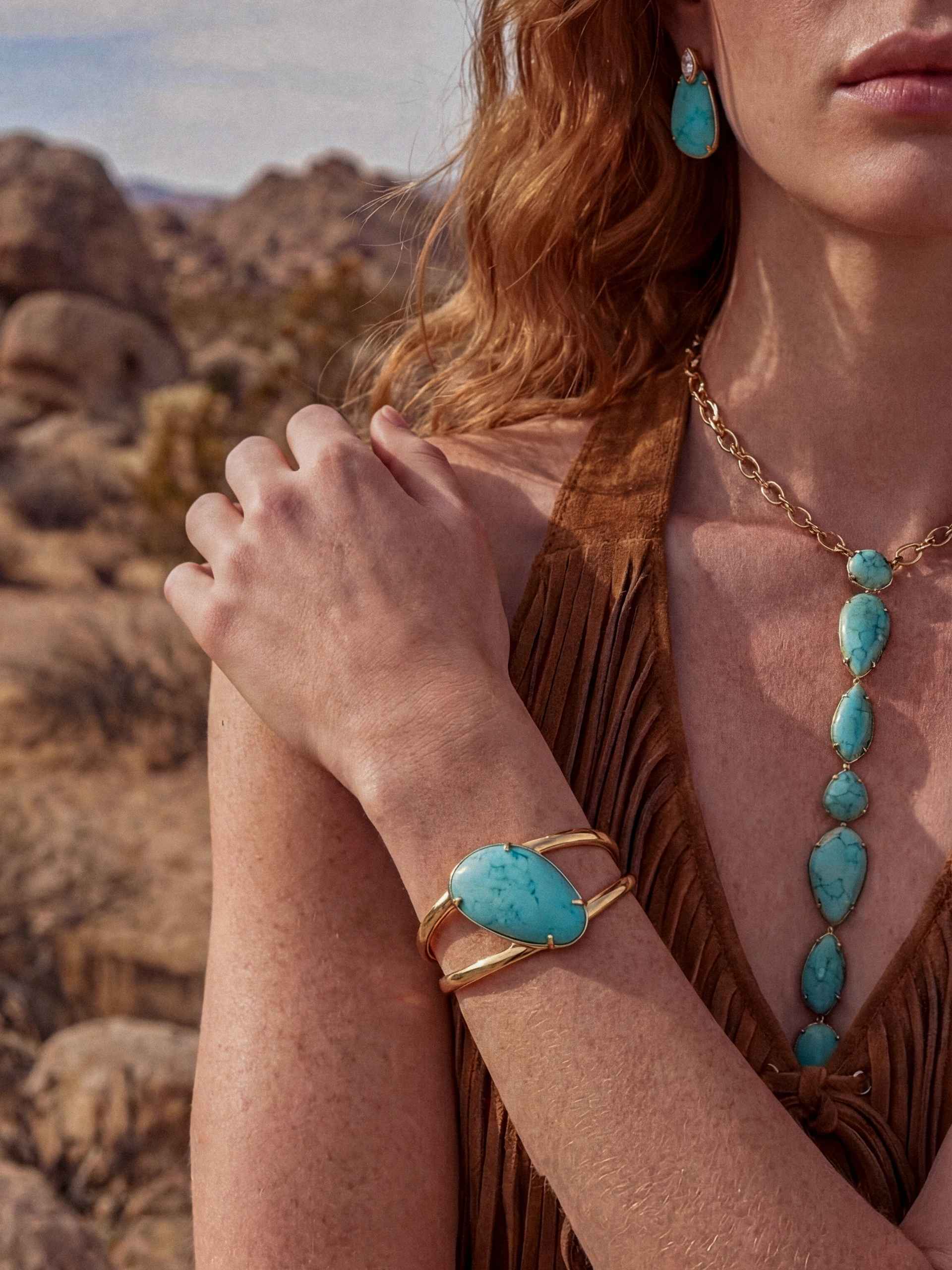 Model in Festival Jewelry