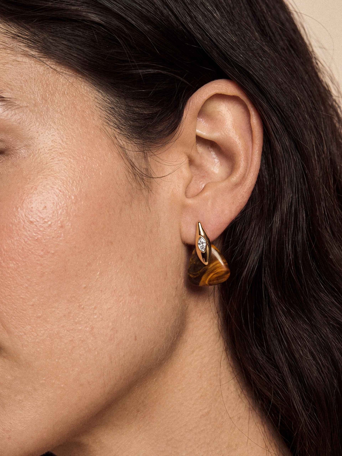 Tiger's Eye Solstice Earrings