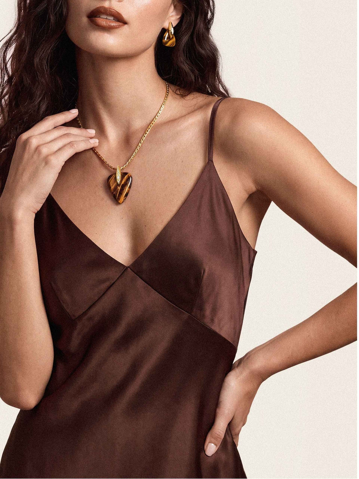 Solstice Set in Tiger's Eye