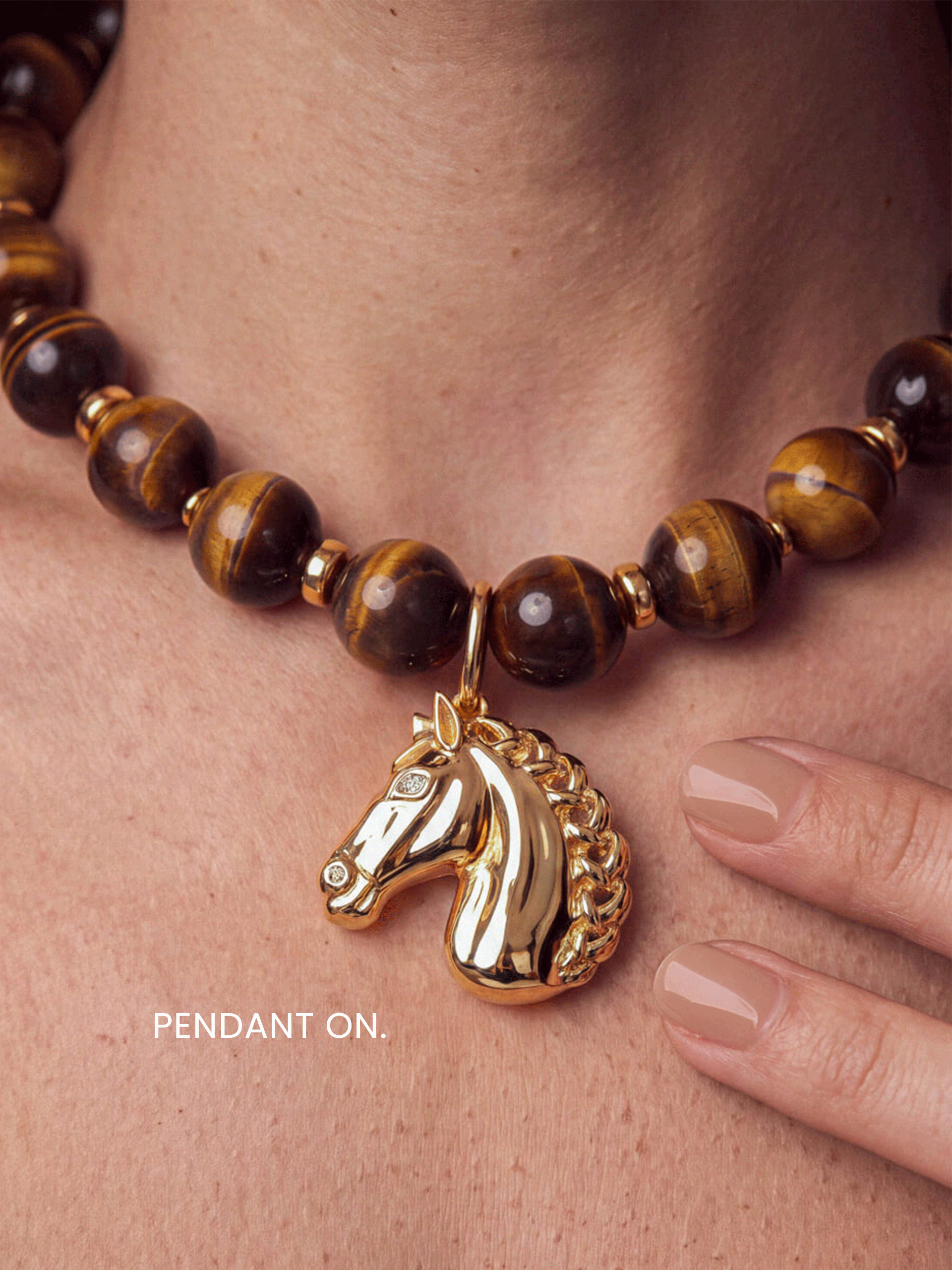 Stallion Beaded Necklace