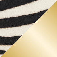 Zebra Print Molten Metal Belt