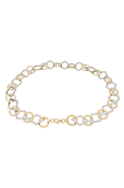 Circle and Square Linked Belt on white