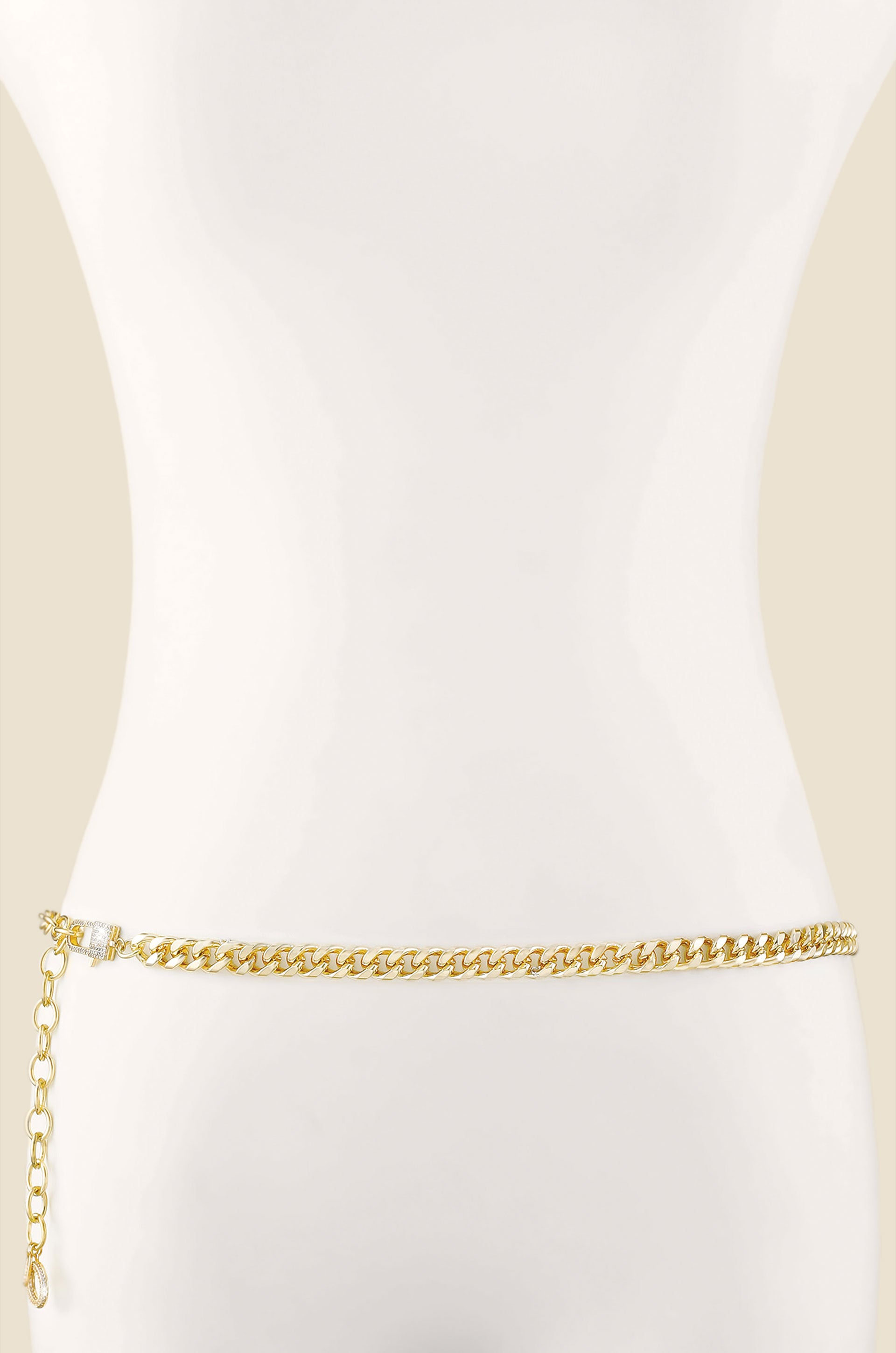 Gold Rush Chain Link Belt front