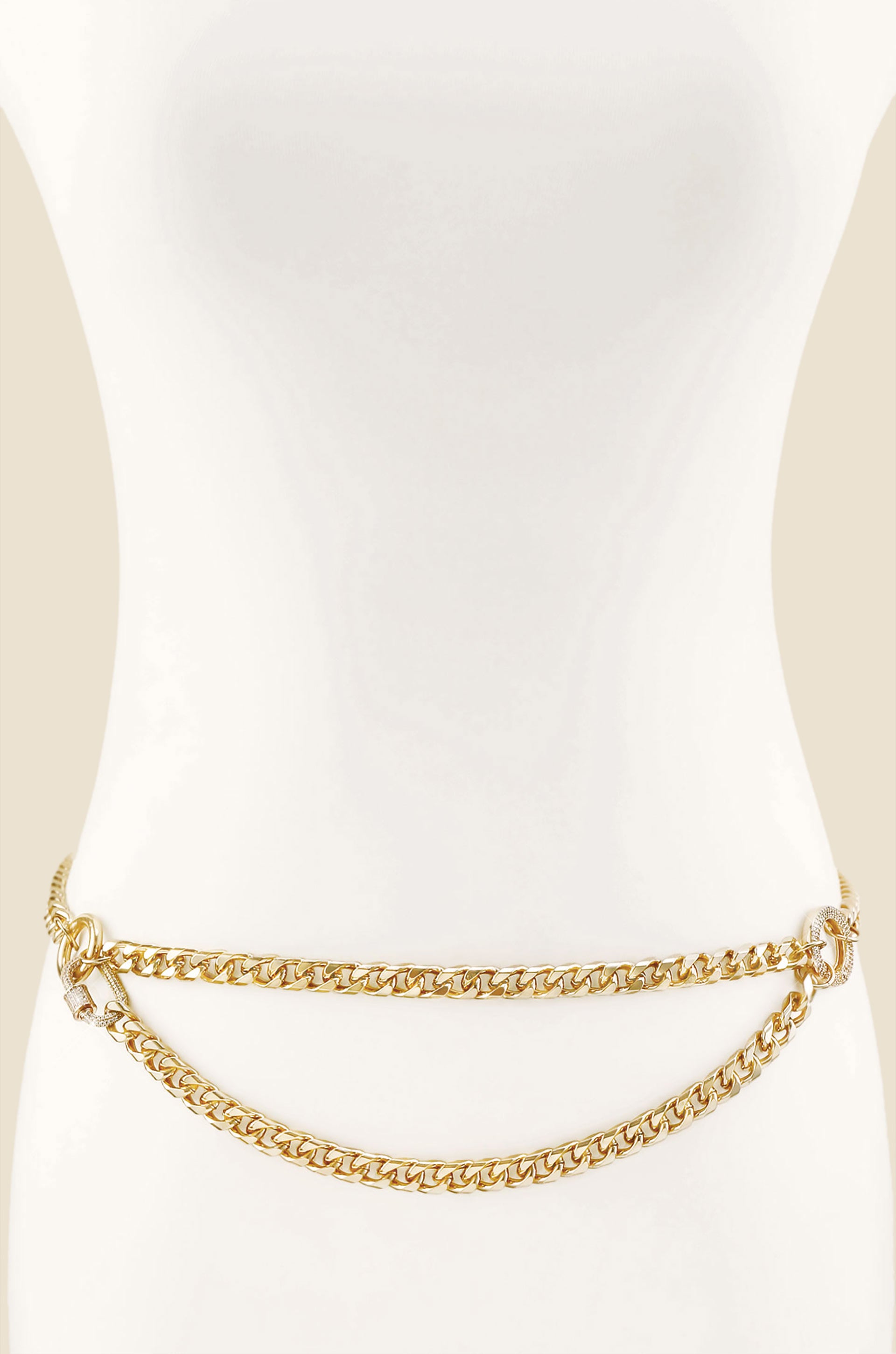 Forever Linked Gold Belt front