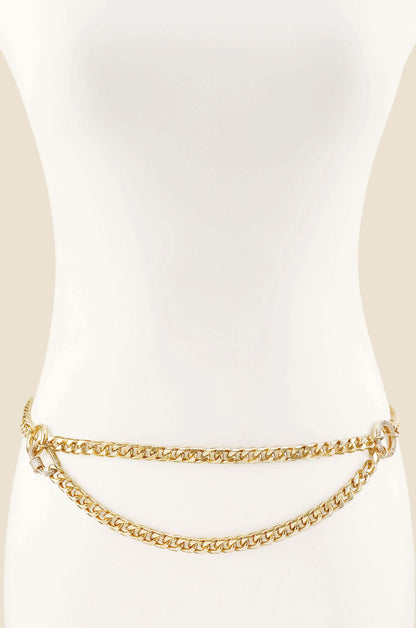 Forever Linked Gold Belt front