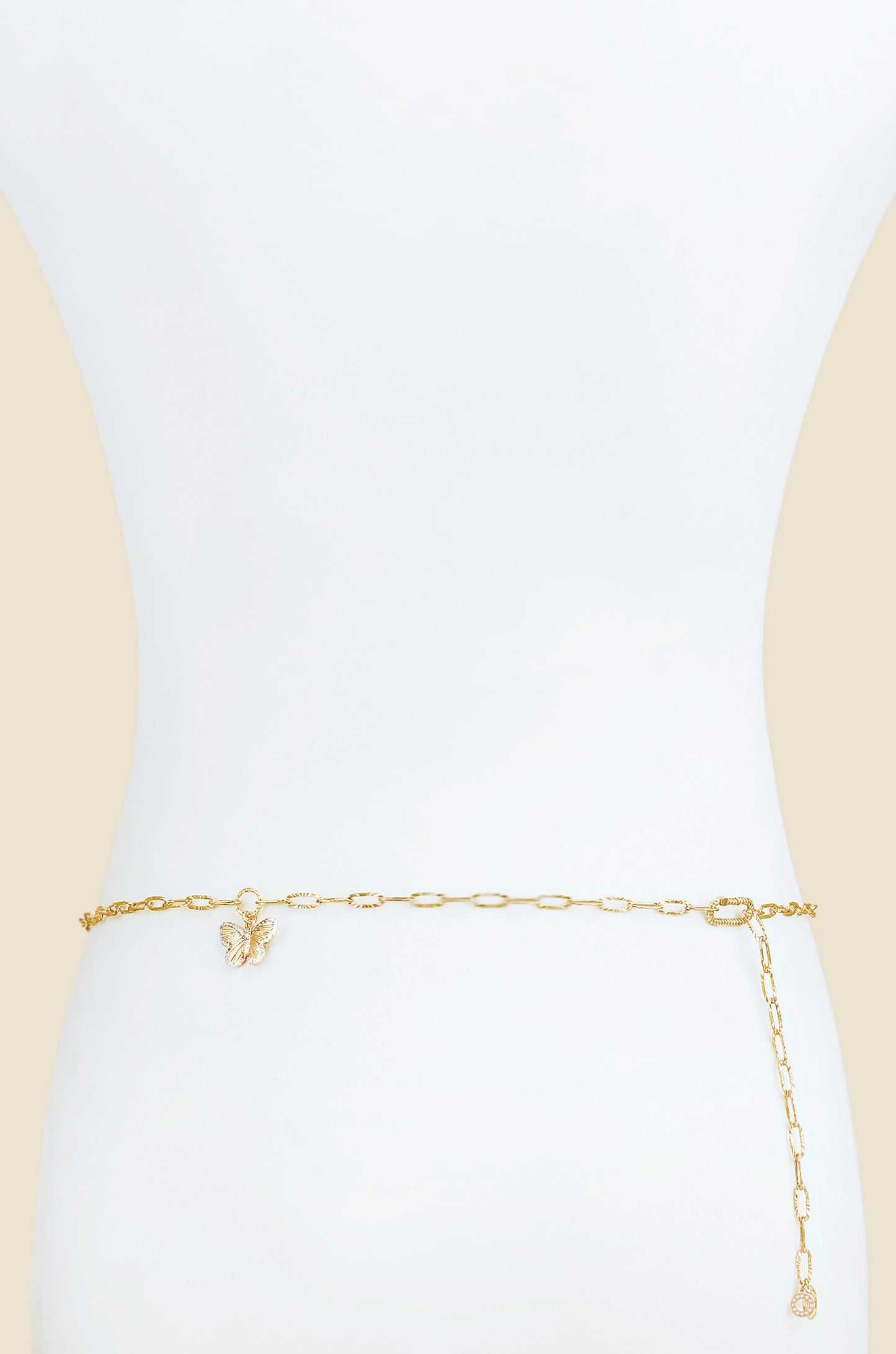 Simplicity Butterfly Belly Chain back
