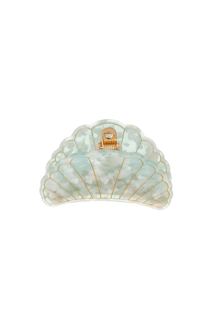 Sea Siren Shell Hair Claw on white front