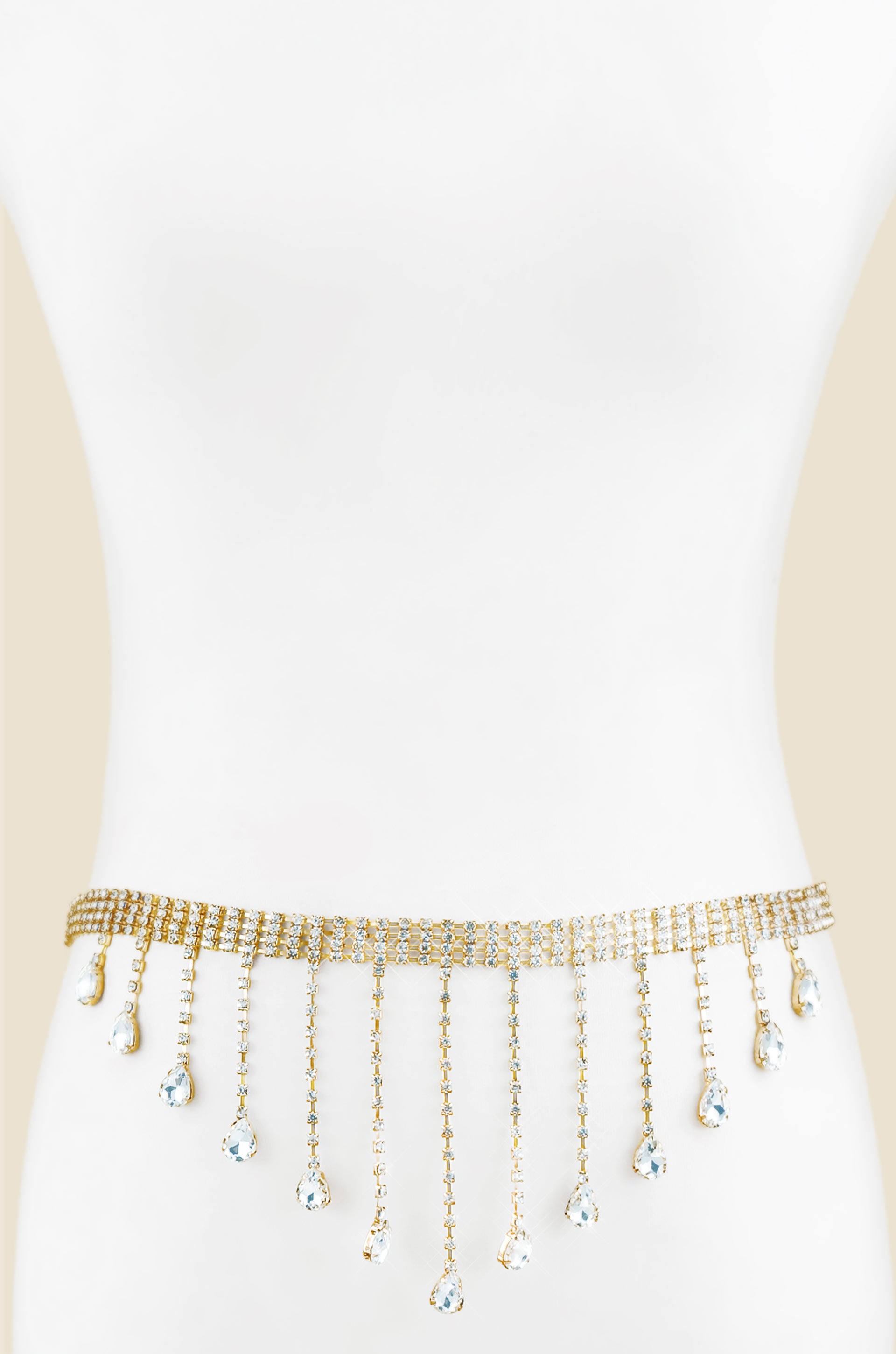 Crystal Raindrop Belt front