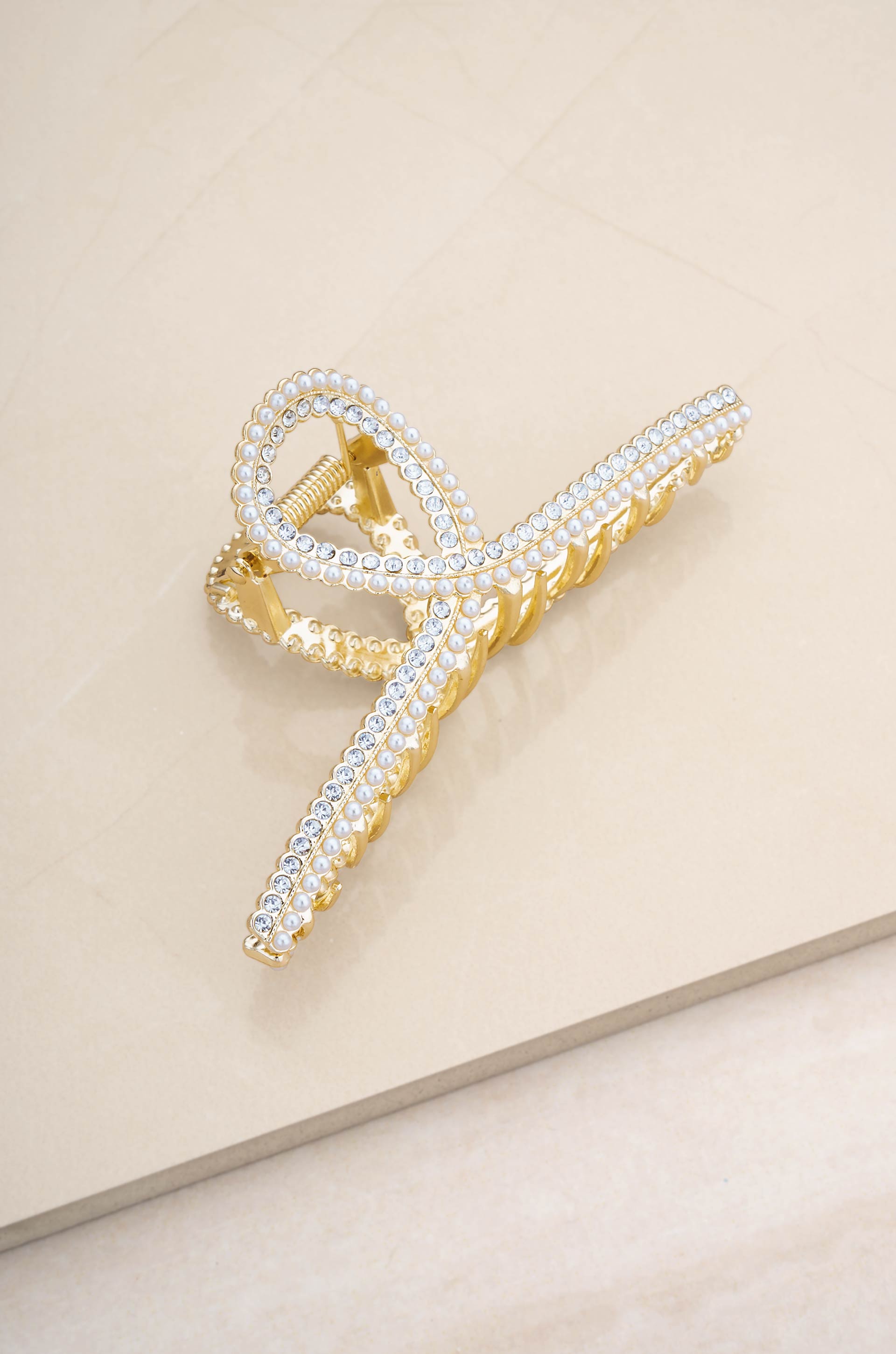 Shine On Crystal Hair Claw on slate