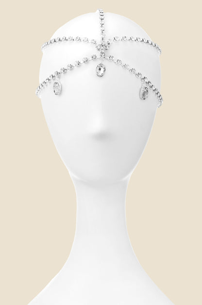 Dessert Diamond Crystal Headwear on model front