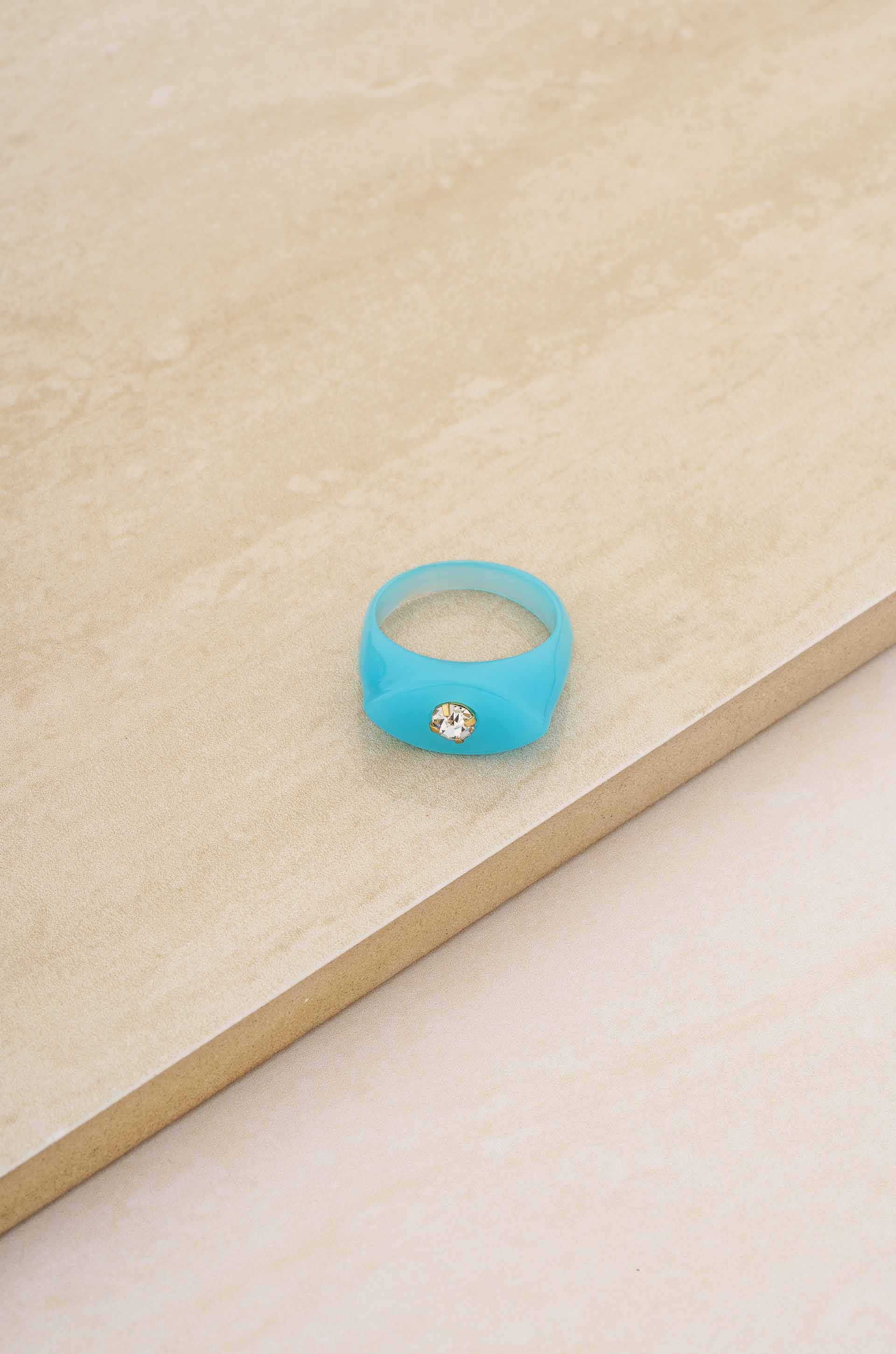 Blue clearance resin ring
